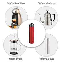 Load image into Gallery viewer, 350ML French Press Stianless Steel Portable Coffee Press Maker Tarvel With Coffee Plunger Filter Double Wall Vacuum Mug Pot
