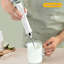 Load image into Gallery viewer, 3 In 1 Portable Rechargeable Electric Milk Frother Foam Maker Handheld Foamer High Speeds Drink Mixer Coffee Frothing Wand
