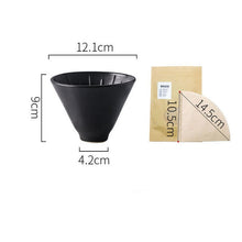 Load image into Gallery viewer, Ceramic Hand Brewed Coffee Filter Set with V60 Coffee Holder Creative Sharing Pot Household Pour Over Kettle Dripper Stand Cup
