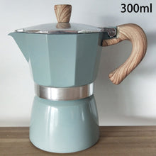 Load image into Gallery viewer, 3cup/6cup  Mocha Latte Coffee Maker Italian Moka Espresso Cafeteira Percolator Pot Stovetop Coffee Maker Aluminum Moka Cafeteira
